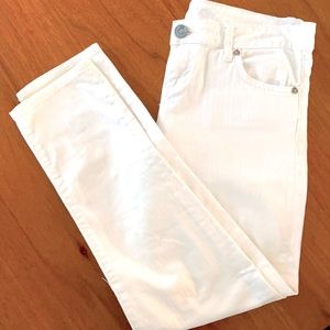 KUT white jeans
